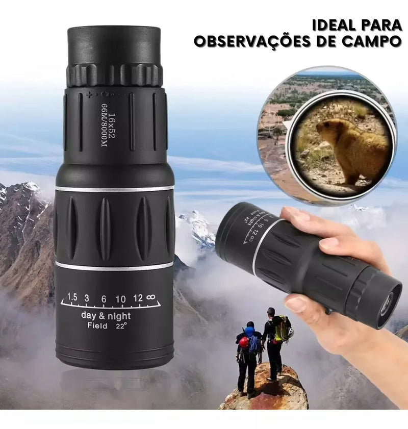 Luneta Profissional - Telescópio 16x52 Até 8km