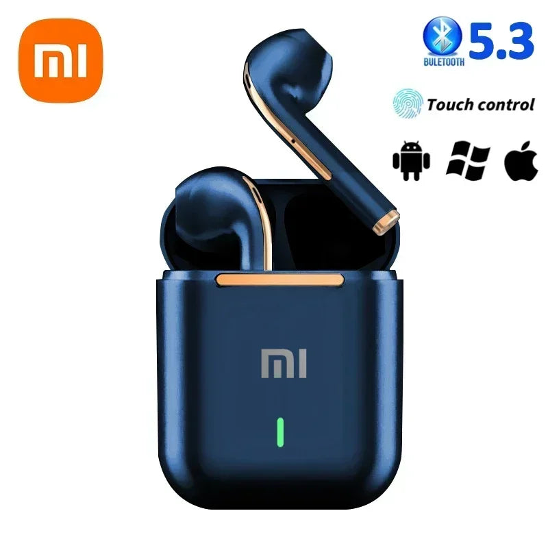 Fone de ouvido intra-auricular, com viva-voz , microfone e Bluetooth 5.3  -Xiaomi Earbuds True Wireless