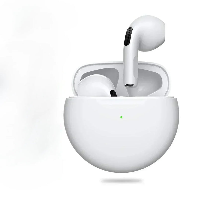 Fones de ouvido TTWS Pro6  com Bluetooth , Microfone 9D Stereo  para Xiaomi,Samsung,e Android