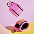 Tiras de pulso ajustáveis,  acolchoadas de neoprene para máquinas de cabo,  treinamento de força, equipamento de fitness.