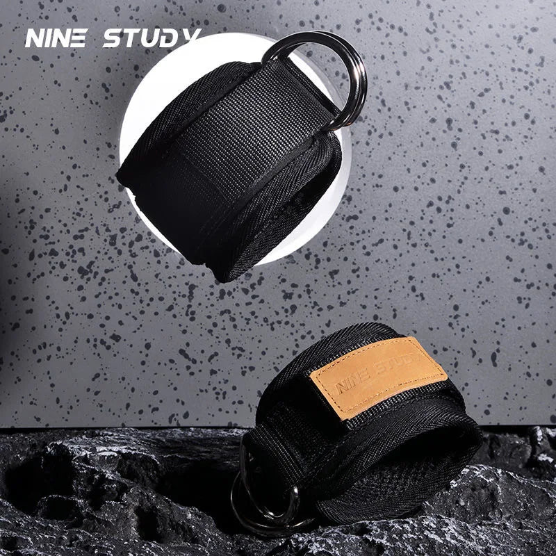 Tiras de pulso ajustáveis,  acolchoadas de neoprene para máquinas de cabo,  treinamento de força, equipamento de fitness.