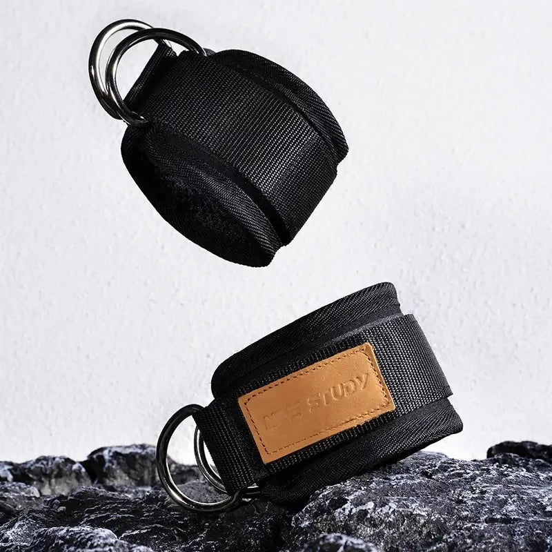Tiras de pulso ajustáveis,  acolchoadas de neoprene para máquinas de cabo,  treinamento de força, equipamento de fitness.